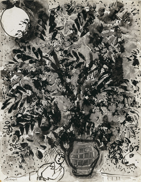 Bouquet au pot ou Le bouquet de feuilles