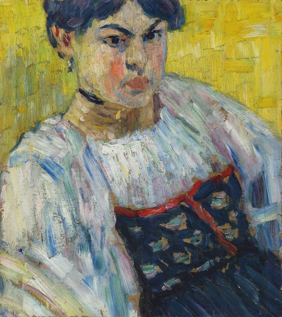 Frau mit Tracht
