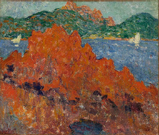 Les rochers rouges à Agay