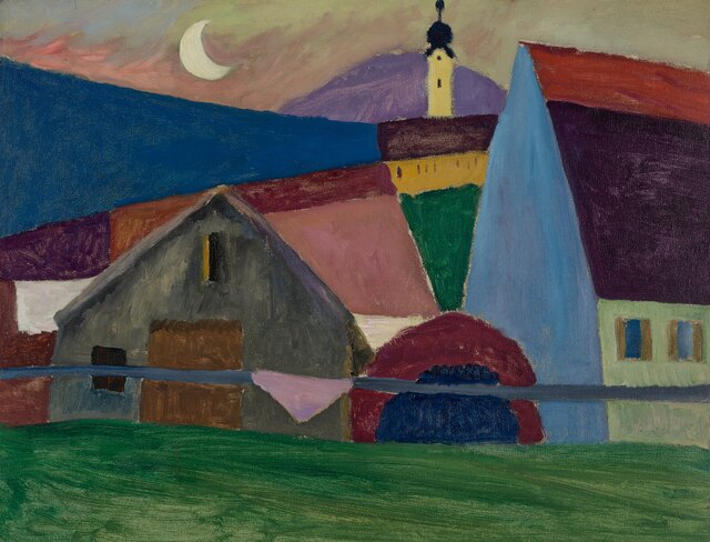 Mond über Murnau