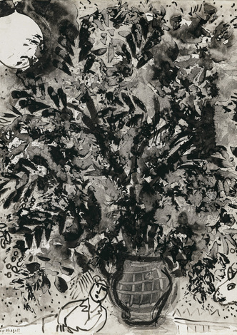 Bouquet au pot ou Le bouquet de feuilles