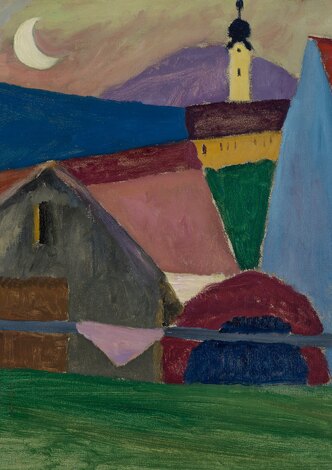 Mond über Murnau